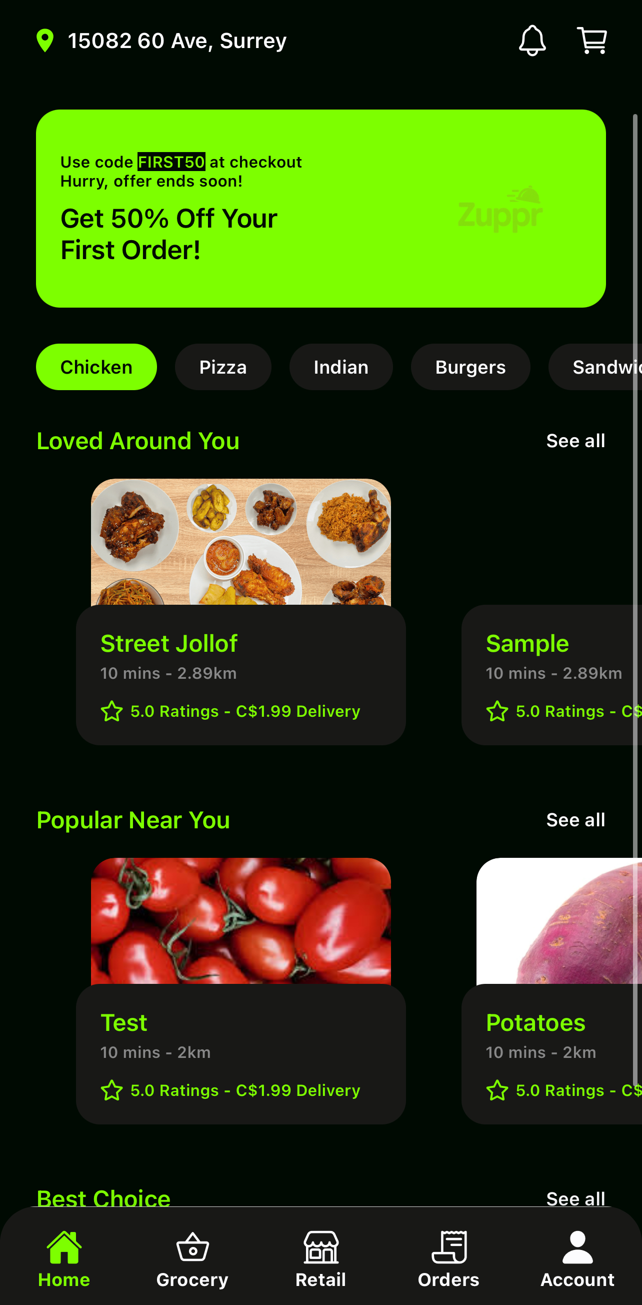 Zuppr app screenshot 1